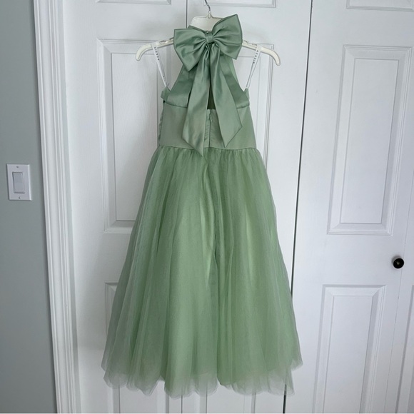 azazie dress green 16arlington Idia Verde Sequin Mini Skirt main image 1